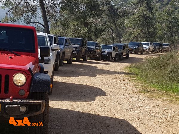 טיול מועדון Jeep משער הגיא לגבעת הרדאר ולנחל שורק, פברואר 2018