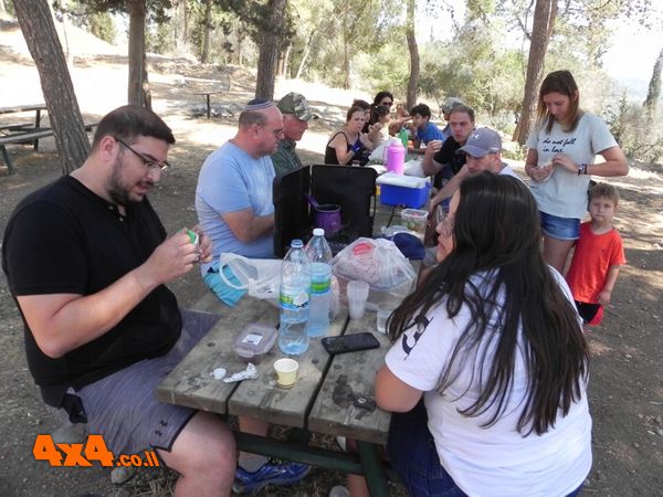 יושבים כולנו יחד לאכול ארוחת בוקר