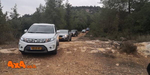 יורדים מגבעת יערים מהמעלה המערבי