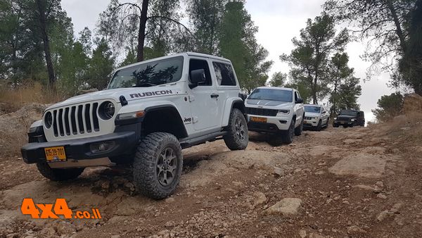 הדרכת נהיגה של מועדון Jeep ביער בן שמן - 15/11/2019