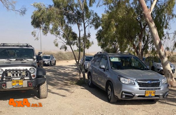 נקודת המוצא והתדריך למרגלות העיר הנבטית עבדת