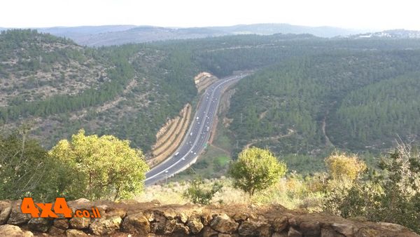 נוף מהמם על כביש ת''א ירושלים ממשלט 16