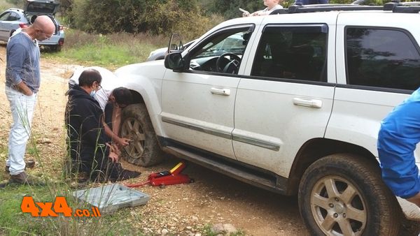גם פנצ'ר היה לנו בטיול