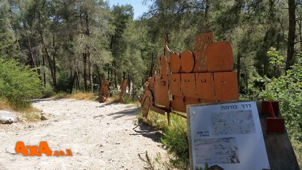 יורדים בדרך הג'יפים