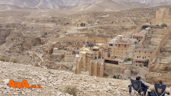 מגיעים אל מנזר המרסבא