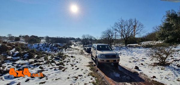 טיולי שלג בשבוע הקרוב, טיפ נהיגה לחורף וערכות חילוץ שחובה שיהיו בכל רכב שטח