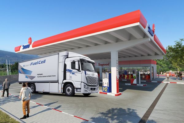 העתיד כבר כאן - משאית תא הדלק של יונדאי בישראל