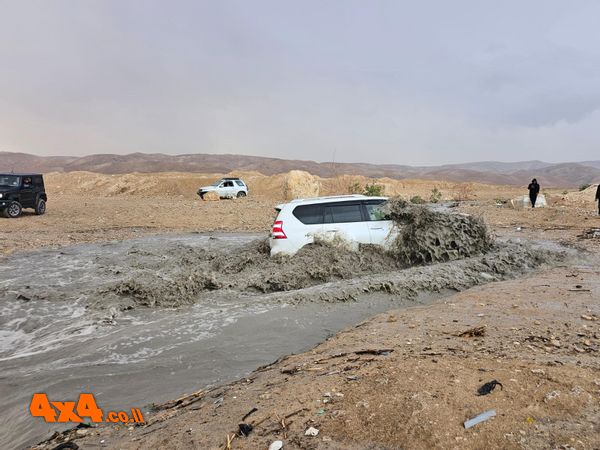 גשם שנתי ביום אחד - סיכום טיול ג'יפים בצפון מדבר יהודה, 15/11/25