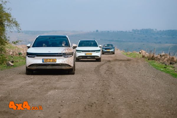טיול זיקר ZEEKR בכביש ובשביל רמת הגולן - דצמבר 2025