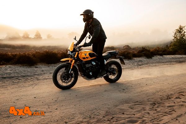 אופנוע טריומף Scrambler 400 XC נוחת בישראל