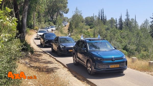 טיול כביש של לקוחות צ'מפיון מוטורס בהרי ירושלים - אביב 2026
