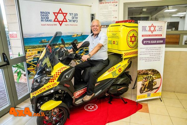 פורום: באר שבע: אופנוע חירום חדש של מד"א יציל חיים בנגב