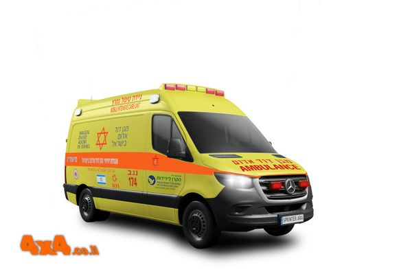 פורום: אמבולנס ממוגן ירי מדגם ספרינטר של מרצדס יוצג השבוע בתערוכת הנשק בצרפת 
