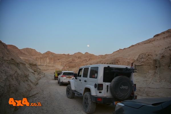 ליל ירח מלא במדבר - מערד לנחל סדום