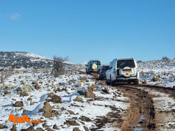 טיול שלג ספונטני בצפון רמת הגולן - למהירי החלטה 