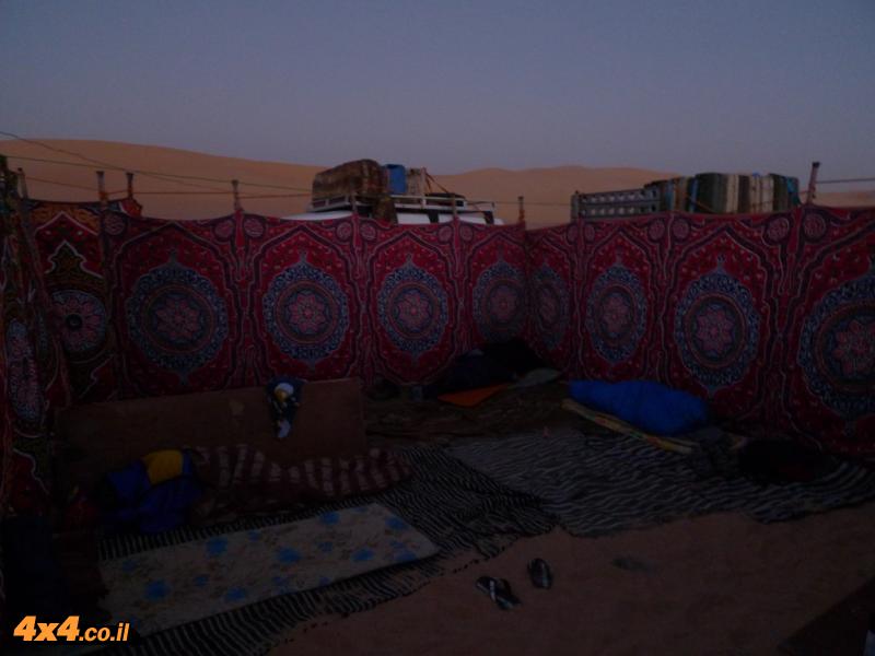 שינה במדבר
