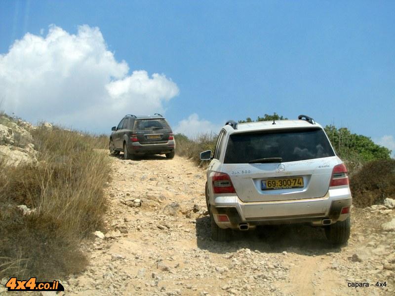 הדרכת נהיגת שטח וכביש ללקוחות מרצדס סניף ירושלים